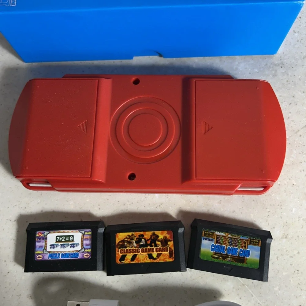 Portable Game Player Pvp2800 Featuring Sonic And Mario
